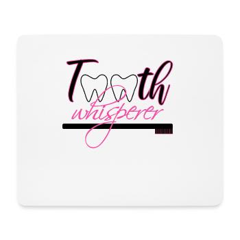 Cadeau dentiste dentiste assistante dentaire - Tapis de souris (format paysage) - blanc - Devant
