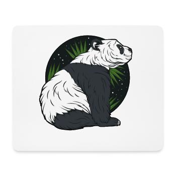 Pandabär - Mousepad (Querformat) - Weiß - Vorne