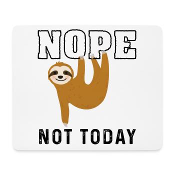 Funny Sloth Quotes - Mousepad (Querformat) - Weiß - Vorne