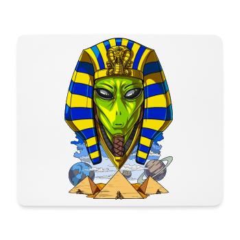 Alien Egypte Pharaon Toutankhamon Ancien Anunnaki - Tapis de souris (format paysage) - blanc - Devant