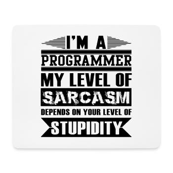 Programmierer - Mousepad (Querformat) - Weiß - Vorne