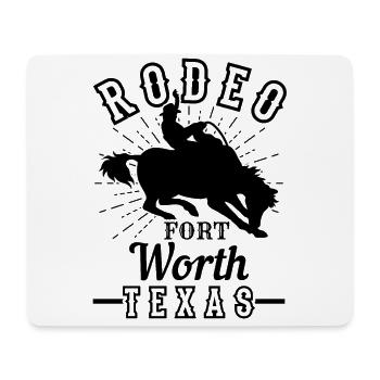 Dallas Rodeo Fort Worth Texas - Mousepad (Querformat) - Weiß - Vorne