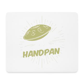 Handpan Hang T-Shirt Musique Sound Snail - Tapis de souris (format paysage) - blanc - Devant