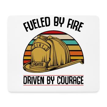 Fire Helmet Cool Statement 112 Sayings Gift - Mouse Pad (horizontal) - white - Front