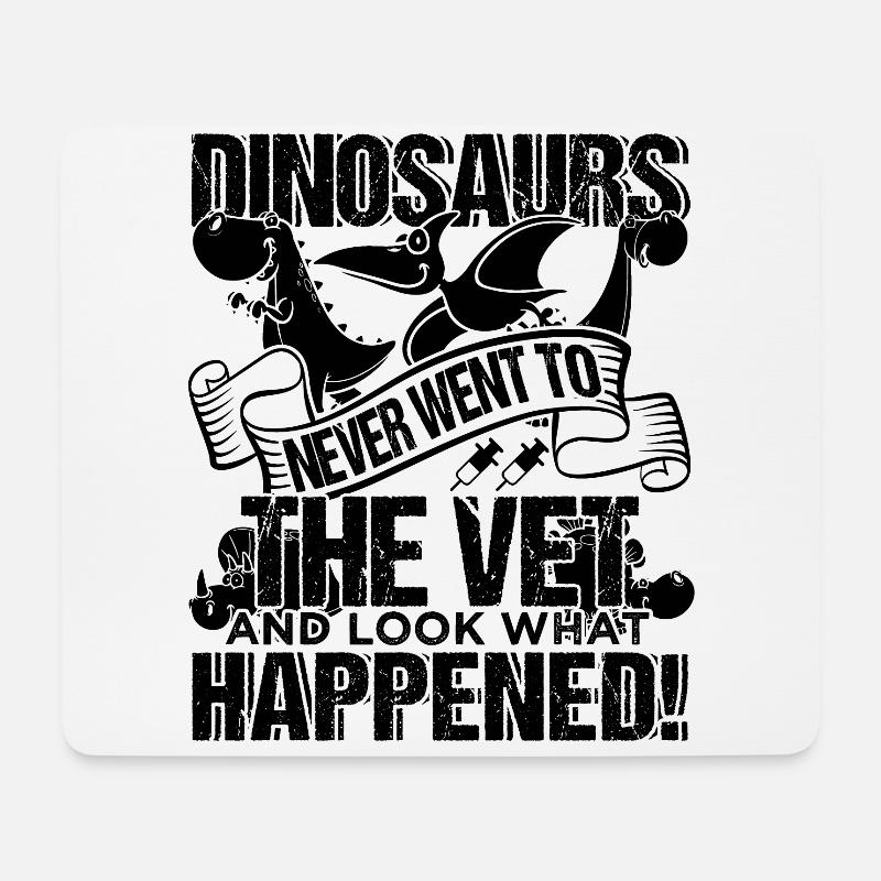 Vet Veterinarian Funny Quotes - Mousepad (Querformat) - Weiß