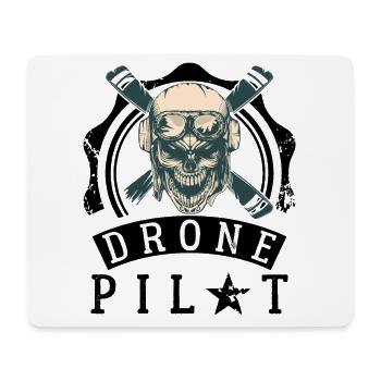 Drone pilot - Mouse Pad (horizontal) - white - Front