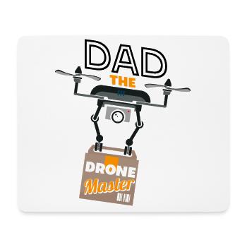 Dad The Drone Master - Mouse Pad (horizontal) - white - Front