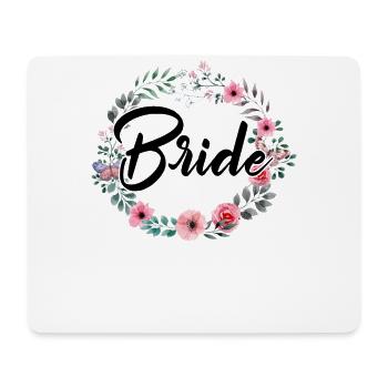 Braut Bride to be JGA Junggesellenabschied Heirat - Mousepad (Querformat) - Weiß - Vorne