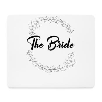 The Bride Die Braut Bride to be JGA Party - Mousepad (Querformat) - Weiß - Vorne