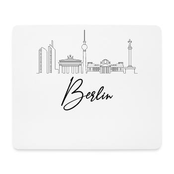 Berlin - Mousepad (Querformat) - Weiß - Vorne