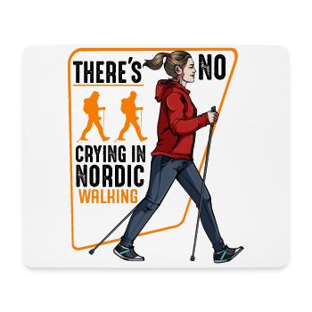 Nordic Walking - Mouse Pad (horizontal) - white - Front
