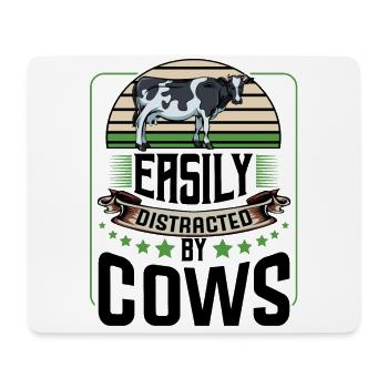 Dairy Farmers Funny Sayings Cool Farmer Gift - Mouse Pad (horizontal) - white - Front