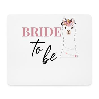 Mariée à être nuptiale JGA Bachelor en alpaga - Tapis de souris (format paysage) - blanc - Devant