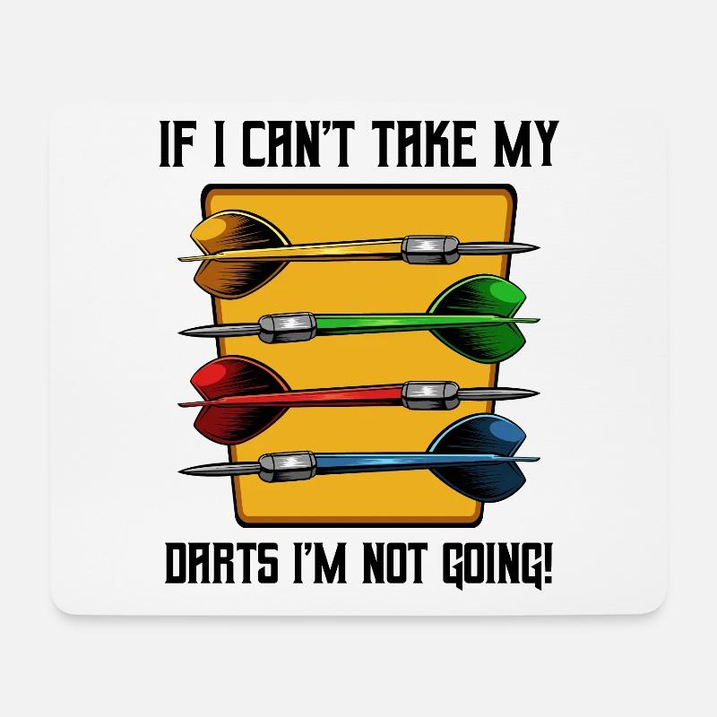 Dart - Mouse Pad (horizontal) - white