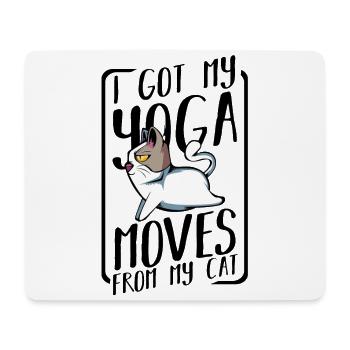 Yoga - Mousepad (Querformat) - Weiß - Vorne