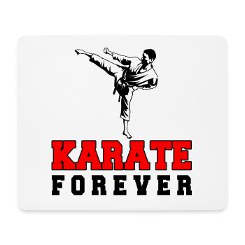 Karate Forever - Mousepad (Querformat) - Weiß - Vorne
