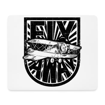 Airplane Aircraft Aviator Commercial Privat Pilot - Mousepad (Querformat) - Weiß - Vorne