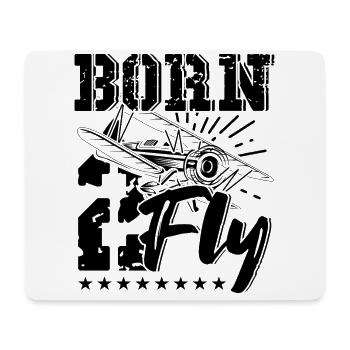 Airplane Aircraft Aviator Commercial Privat Pilot - Mousepad (Querformat) - Weiß - Vorne