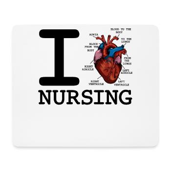 Krankenschwester - Mousepad (Querformat) - Weiß - Vorne