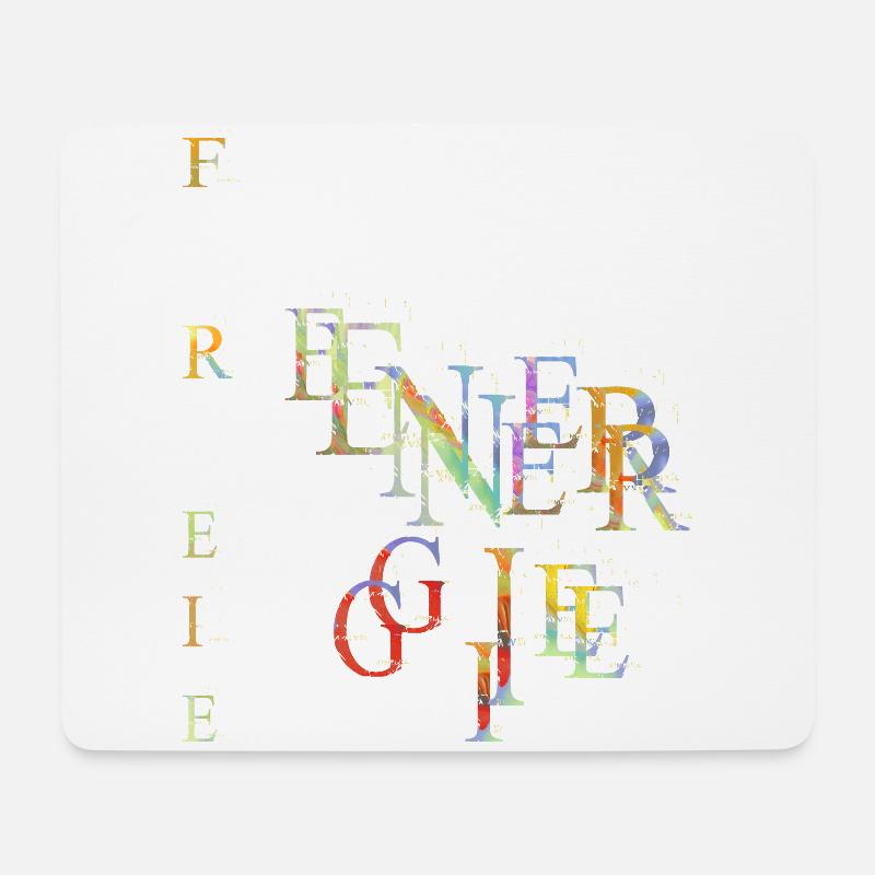 freie Energie Fridays for future bunt Frieden 1 - Mousepad (Querformat) - Weiß