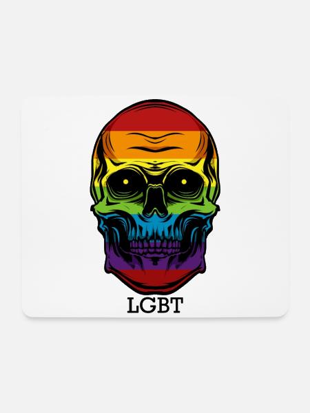 LGBT - Mousepad (Querformat) - Weiß