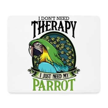 parrot - Mouse Pad (horizontal) - white - Front