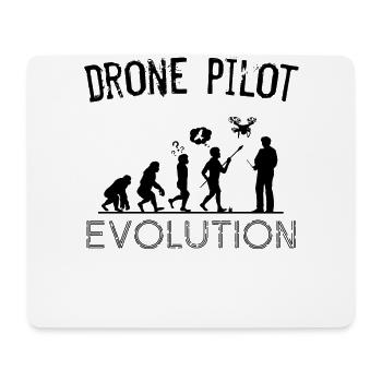 Drone Pilot Evolution Silhouette Drones Gift - Mouse Pad (horizontal) - white - Front
