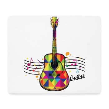 guitar - Mouse Pad (horizontal) - white - Front
