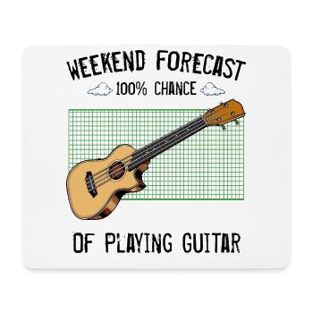 guitar - Mouse Pad (horizontal) - white - Front