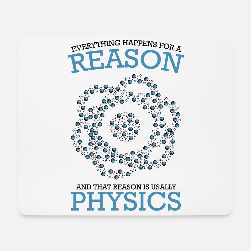 Physiker - Mousepad (Querformat) - Weiß