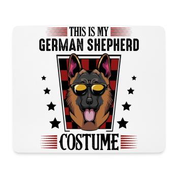 This Is My German Shepherd Costume Gift - Mouse Pad (horizontal) - white - Front