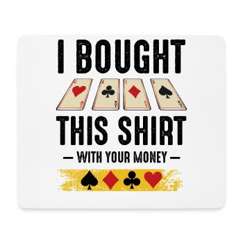 Poker - Mouse Pad (horizontal) - white - Front