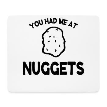 Chicken Nuggets Chicken Chicken Nugs Nugget Gift - Mouse Pad (horizontal) - white - Front
