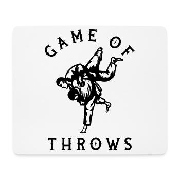 Judo Jiu Jitsu Game Of Throws Fan Gift - Tapis de souris (format paysage) - blanc - Devant