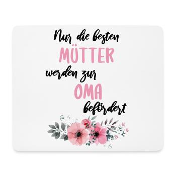 Mütter Mama Oma Großmutter Schwangerschaft - Mousepad (Querformat) - Weiß - Vorne