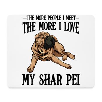 Shar Pei - Mouse Pad (horizontal) - white - Front