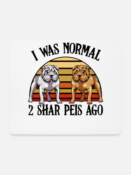 Shar Pei - Mousepad (Querformat) - Weiß