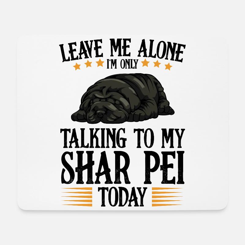Shar Pei - Mousepad (Querformat) - Weiß