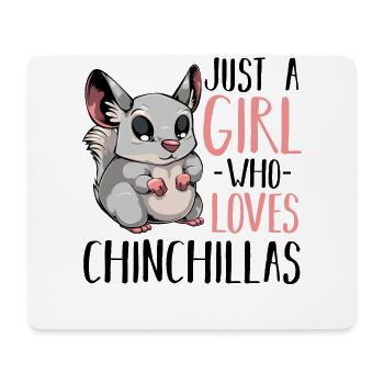 Chinchilla - Mousepad (Querformat) - Weiß - Vorne