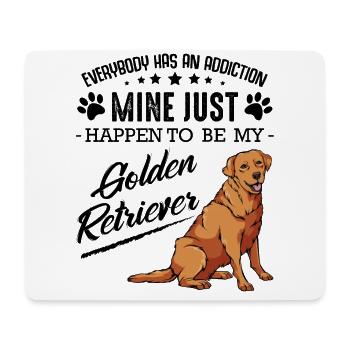 Golden retriever - Mouse Pad (horizontal) - white - Front