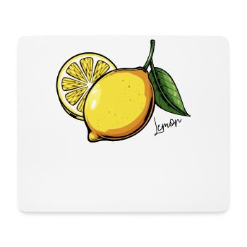 Fruit de citron - Tapis de souris (format paysage) - blanc - Devant