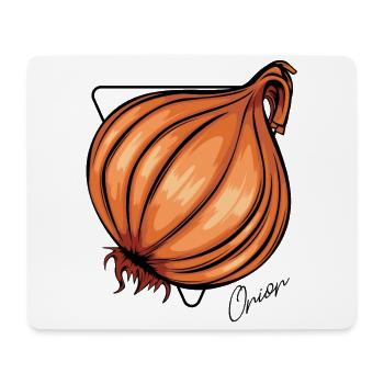 Zwiebel Zwiebeln - Mousepad (Querformat) - Weiß - Vorne