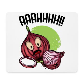 Zwiebel Zwiebeln - Mousepad (Querformat) - Weiß - Vorne