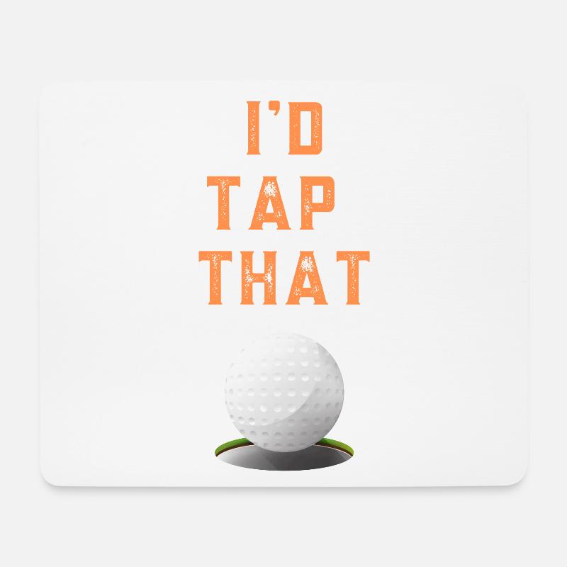 Golf Humor - Mousepad (Querformat) - Weiß