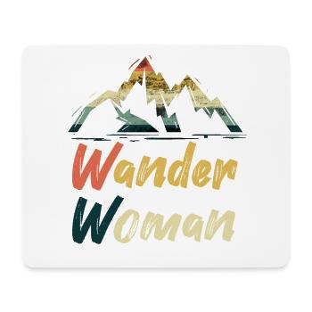 WANDER WOMAN - Mousepad (Querformat) - Weiß - Vorne