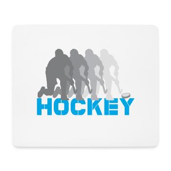 hockey feldhockey hockeyschläger sport eishockey - Mousepad (Querformat) - Weiß - Vorne