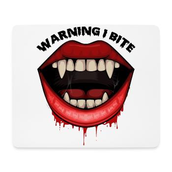 Vampir Halloween - Mousepad (Querformat) - Weiß - Vorne