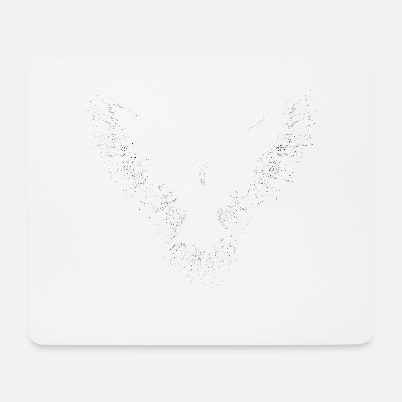 Odins Rabe - Mousepad (Querformat) - Weiß