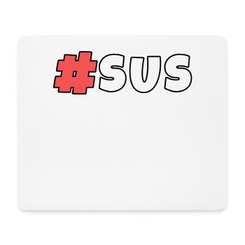 #sus Humour - Tapis de souris (format paysage) - blanc - Devant