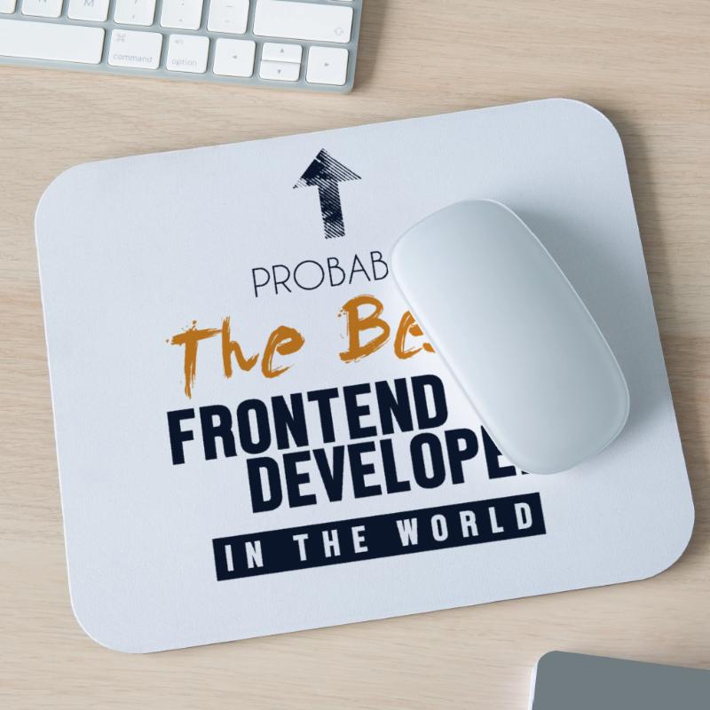 Best Frontend Developer World Developer Coder Mousepad (Querformat)